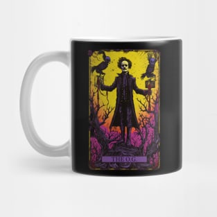 Edgar Allan Poe OG Goth Tarot Card Illustration Tee: Macabre Musings Mug